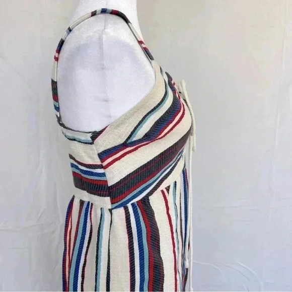 Lost + Wander patriotic midi dress with tie-up front. - Picture 9 of 12